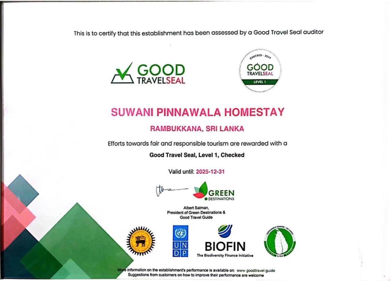 Suwani Pinnawala Homestay Exterior foto